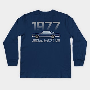 1977 multicolor Kids Long Sleeve T-Shirt